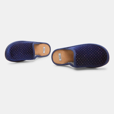 Pantuflas De Mujer, Azul Pantuflas De Mujer, Azul